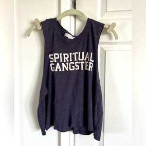 Spiritual Gangster muscle crop tank
